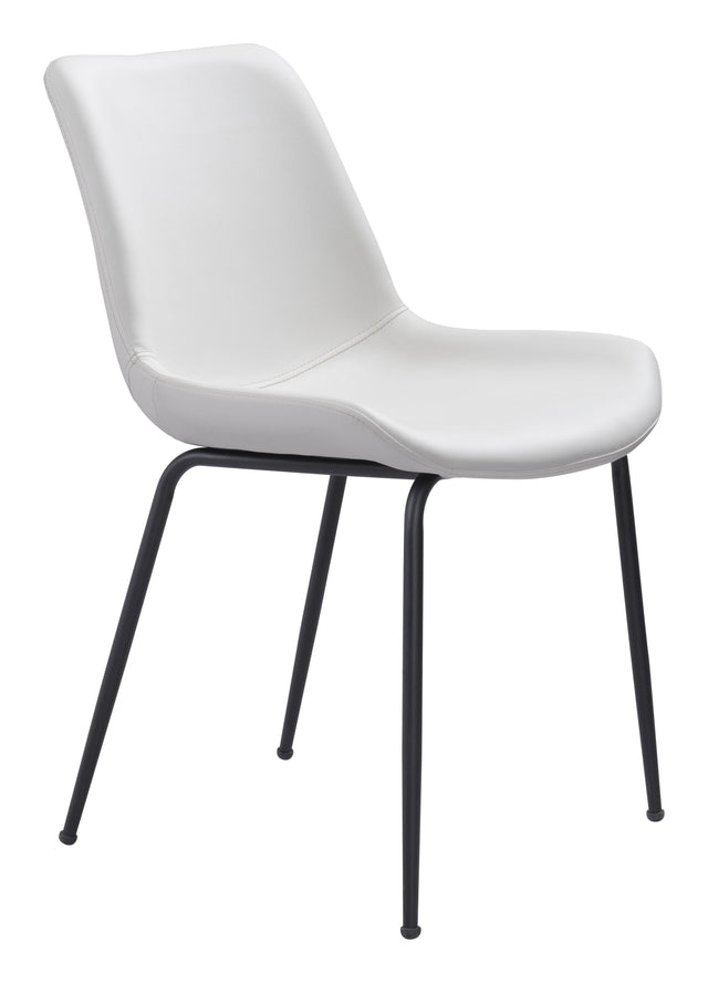 ZUO Byron Dining Chair (Set of 2) White