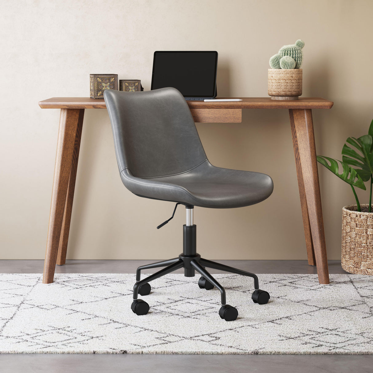 ZUO Byron Office Chair Gray