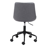 ZUO Byron Office Chair Gray