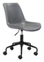 ZUO Byron Office Chair Gray