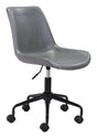 ZUO Byron Office Chair Gray