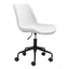 ZUO Byron Office Chair White