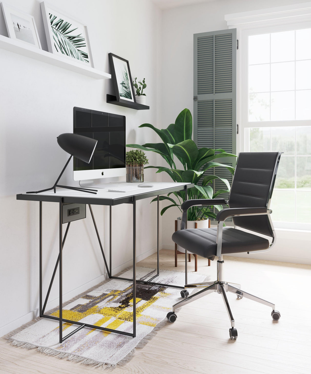 ZUO Liderato Office Chair Black
