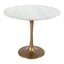 ZUO Fullerton Dining Table White & Gold