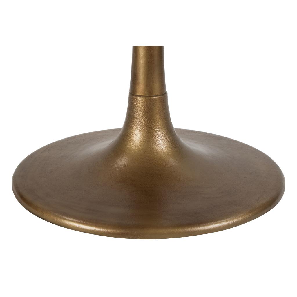 ZUO Fullerton Dining Table White & Gold