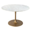 ZUO Ithaca Dining Table White & Gold