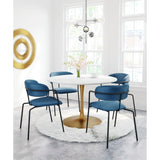 ZUO Ithaca Dining Table White & Gold