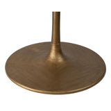 ZUO Ithaca Dining Table White & Gold