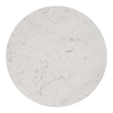 ZUO Ithaca Dining Table White & Gold