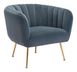 ZUO Deco Accent Chair Gray