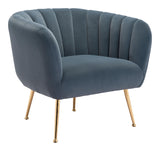 ZUO Deco Accent Chair Gray