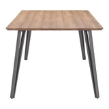 ZUO Perpignan Dining Table Brown