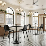 ZUO Magnus Barstool (Set of 2) Black