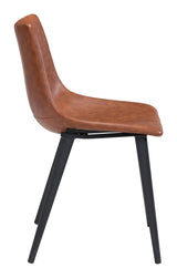 ZUO Daniel Dining Chair (Set of 2) Vintage Brown