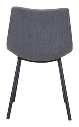 ZUO Daniel Dining Chair (Set of 2) Gray