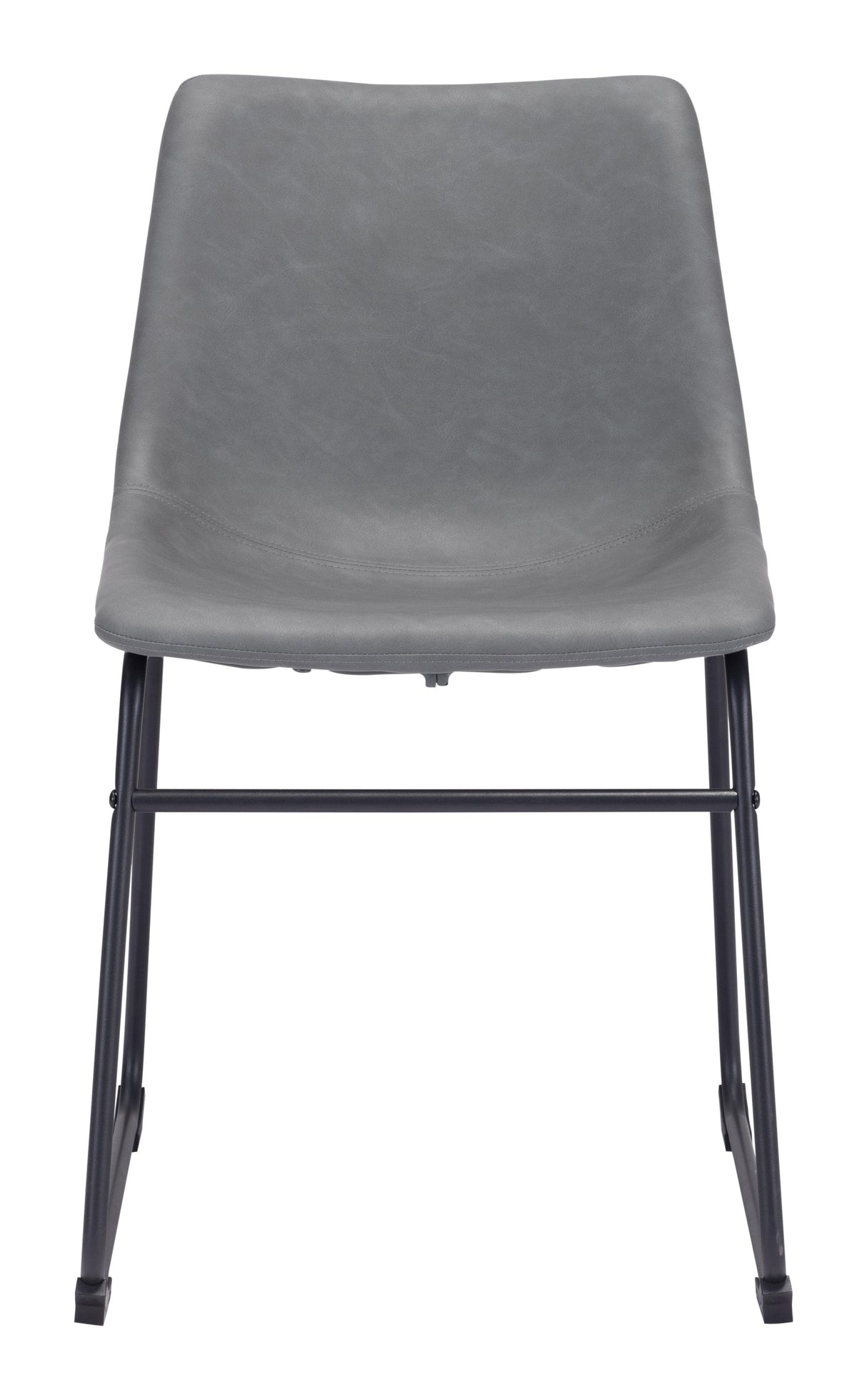 ZUO Smart Dining Chair (Set of 2) Charcoal