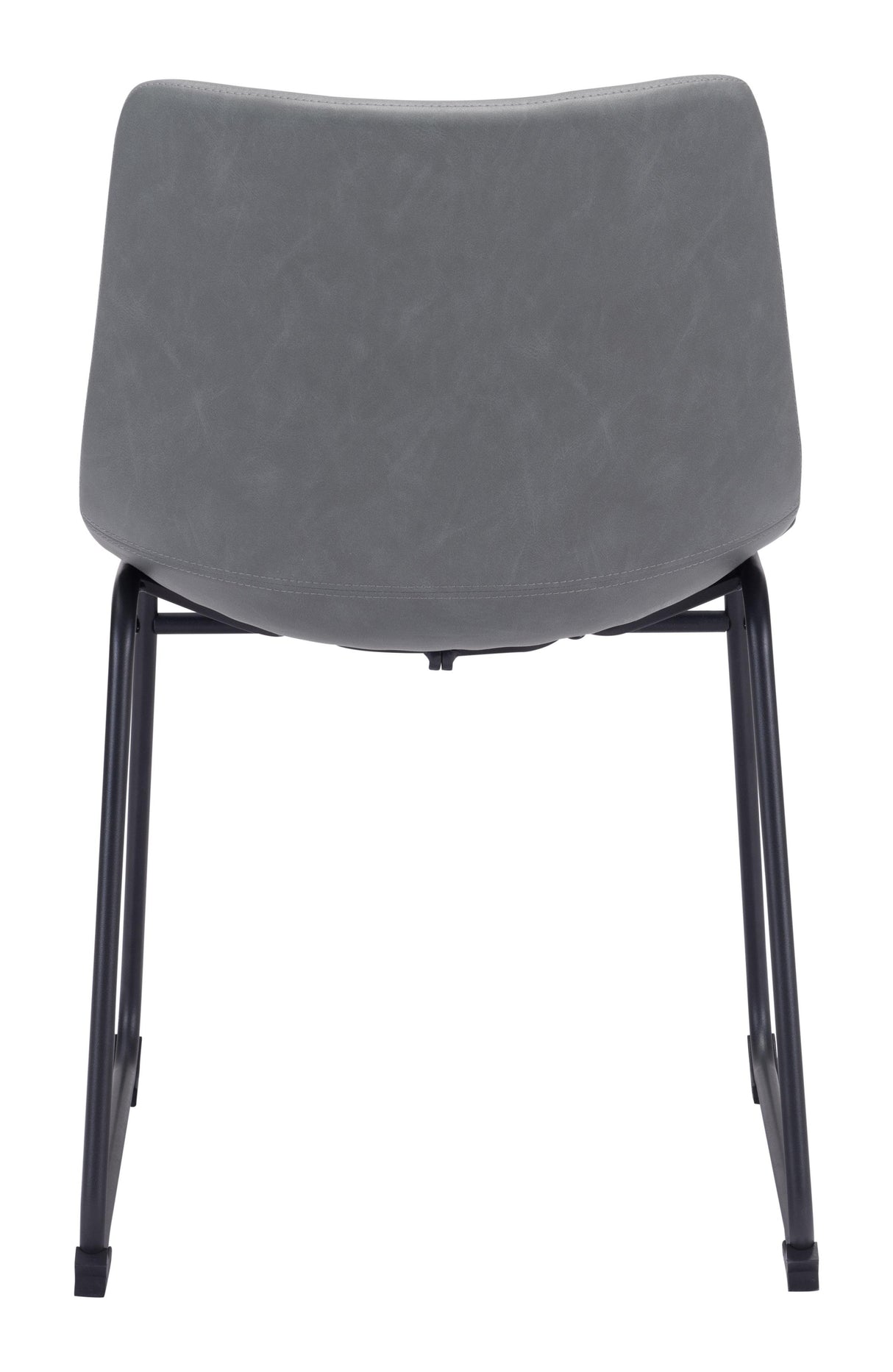 ZUO Smart Dining Chair (Set of 2) Charcoal