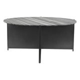 ZUO Mcbride Coffee Table Gray & Black