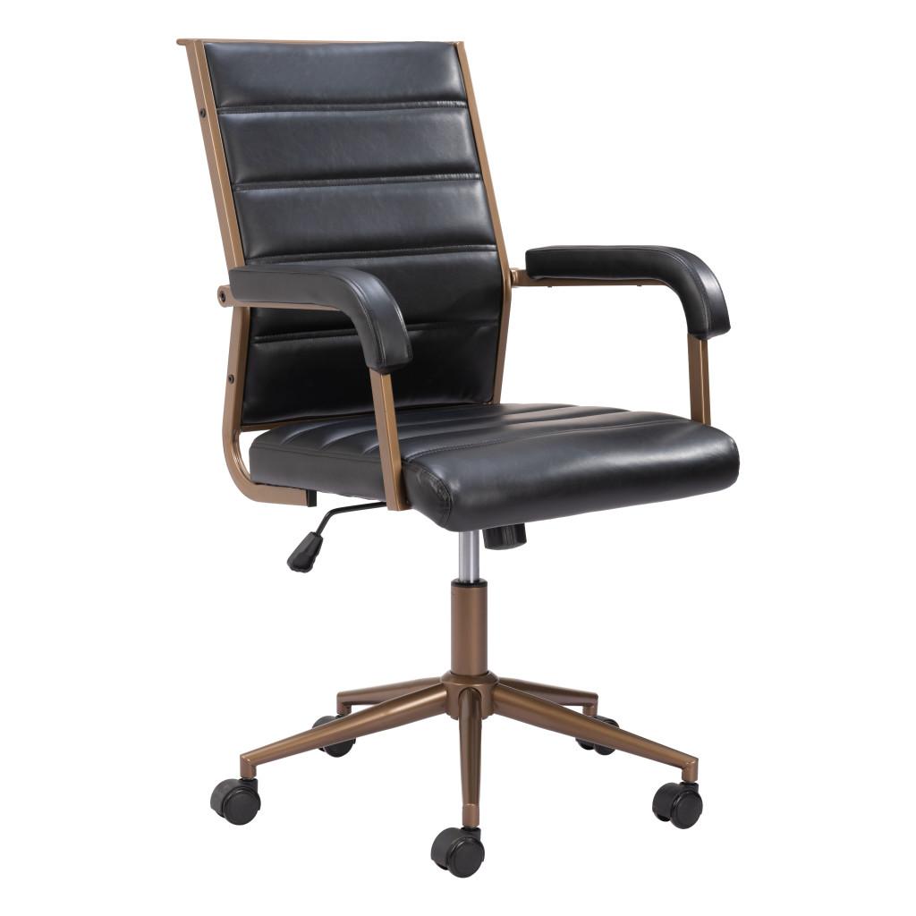 ZUO Auction Office Chair Vintage Black