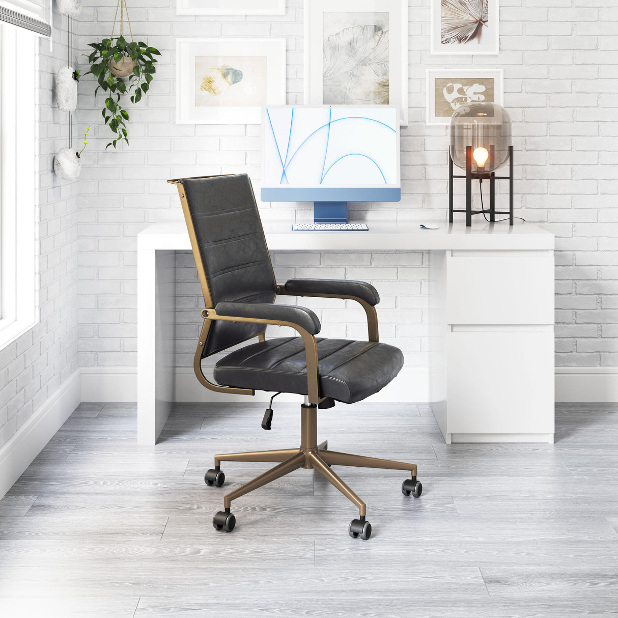 ZUO Auction Office Chair Vintage Black