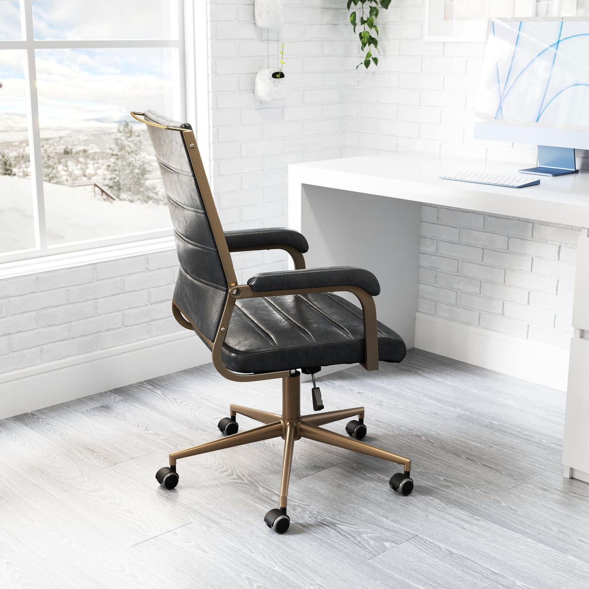 ZUO Auction Office Chair Vintage Black