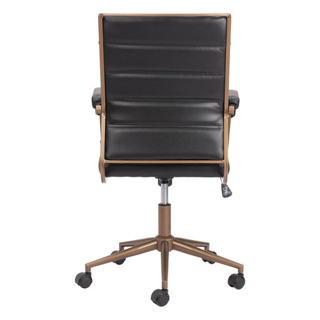 ZUO Auction Office Chair Vintage Black