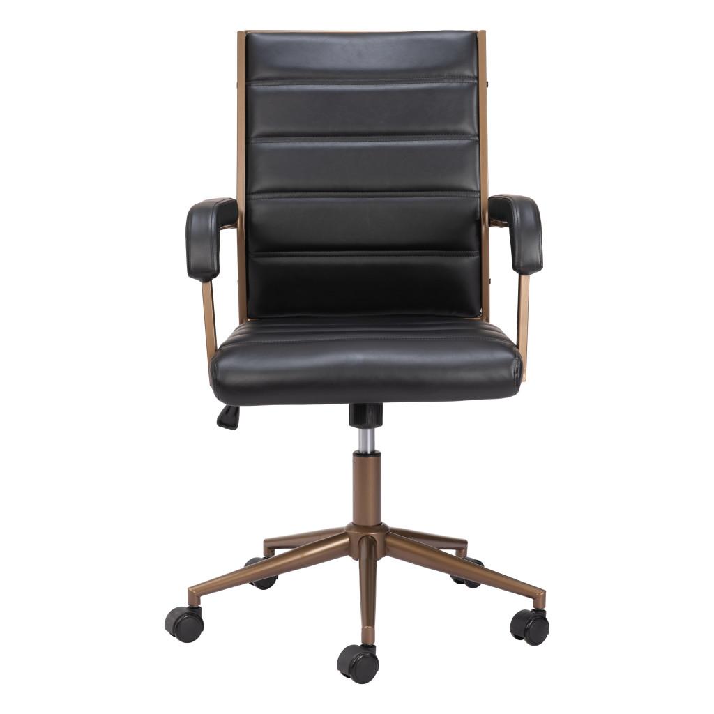 ZUO Auction Office Chair Vintage Black