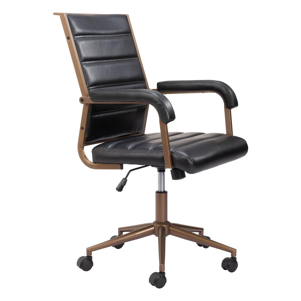 ZUO Auction Office Chair Vintage Black
