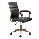 ZUO Auction Office Chair Vintage Black