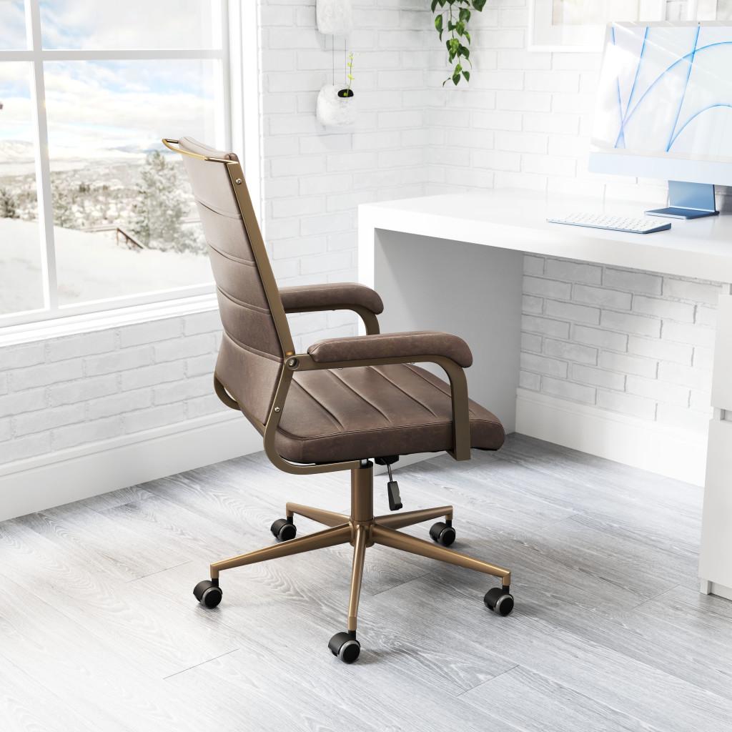ZUO Auction Office Chair Espresso