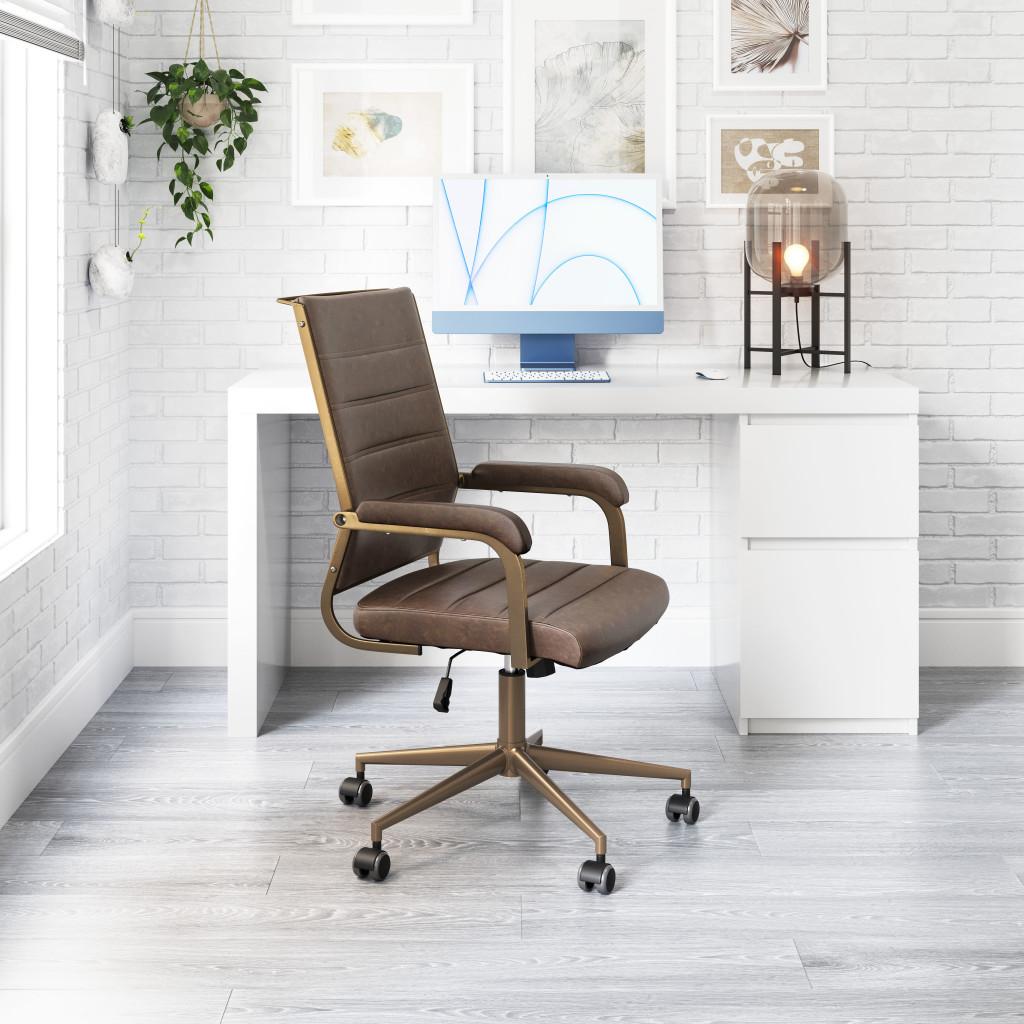 ZUO Auction Office Chair Espresso