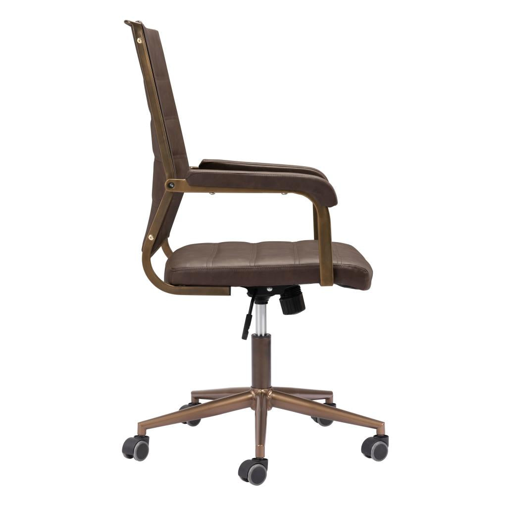 ZUO Auction Office Chair Espresso
