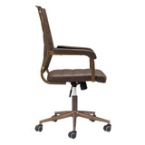 ZUO Auction Office Chair Espresso