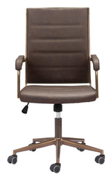 ZUO Auction Office Chair Espresso