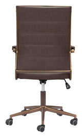 ZUO Auction Office Chair Espresso