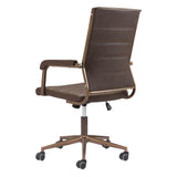 ZUO Auction Office Chair Espresso