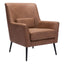 ZUO Ontario Accent Chair Vintage Brown