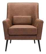 ZUO Ontario Accent Chair Vintage Brown