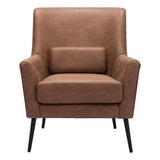 ZUO Ontario Accent Chair Vintage Brown