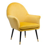 ZUO Alexandria Accent Chair Yellow