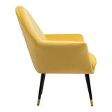 ZUO Alexandria Accent Chair Yellow