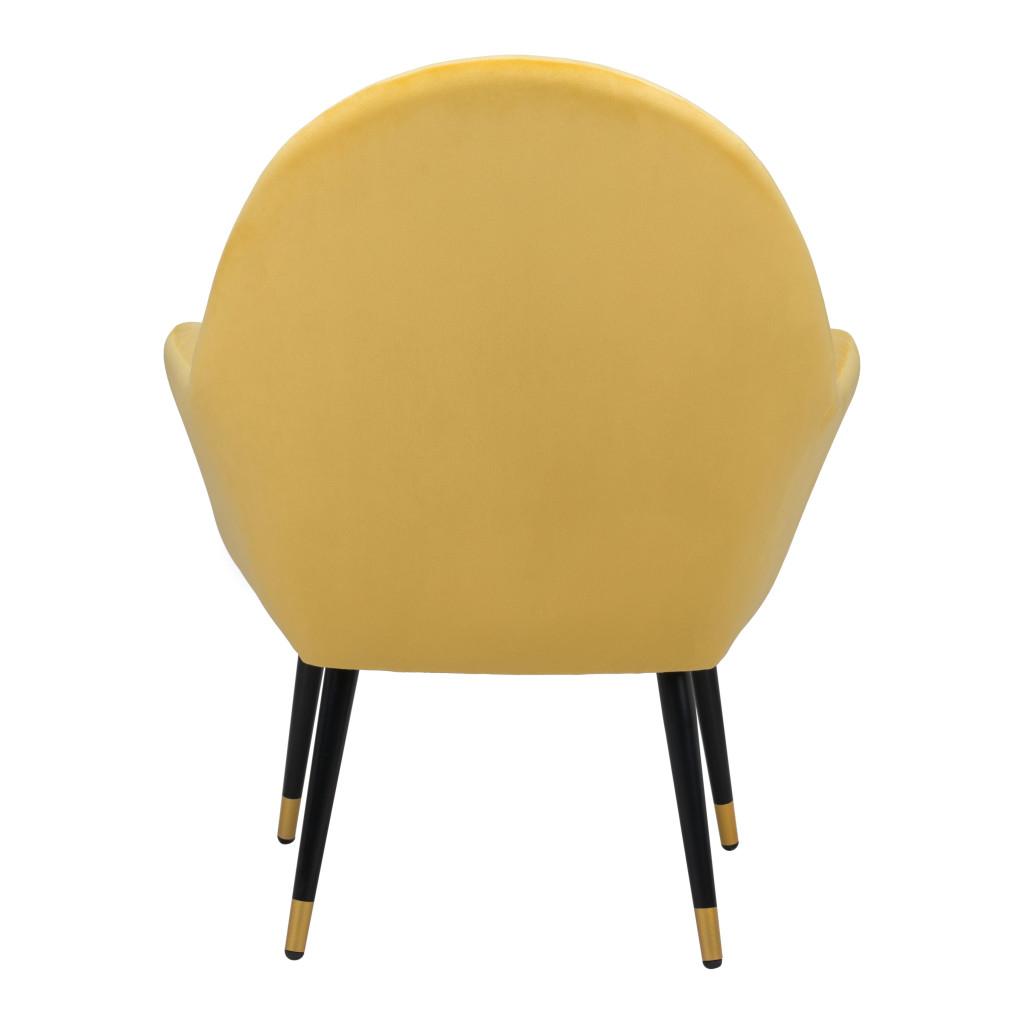 ZUO Alexandria Accent Chair Yellow