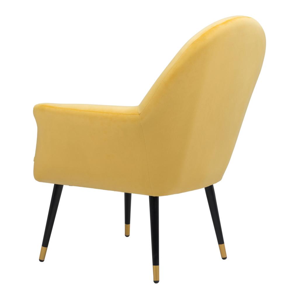 ZUO Alexandria Accent Chair Yellow