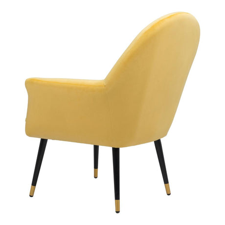 ZUO Alexandria Accent Chair Yellow