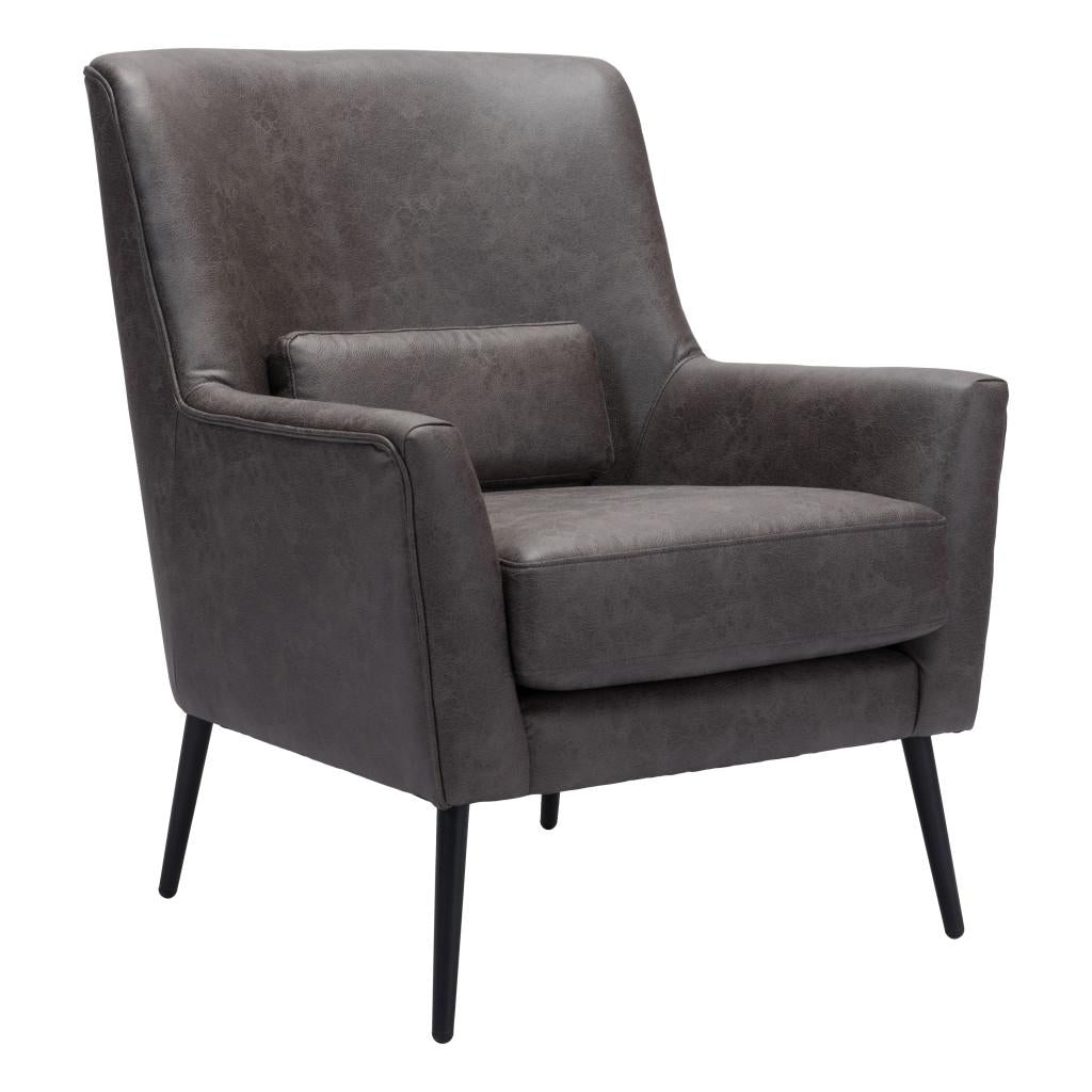 ZUO Ontario Accent Chair Vintage Black