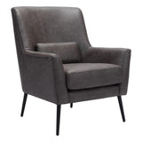 ZUO Ontario Accent Chair Vintage Black