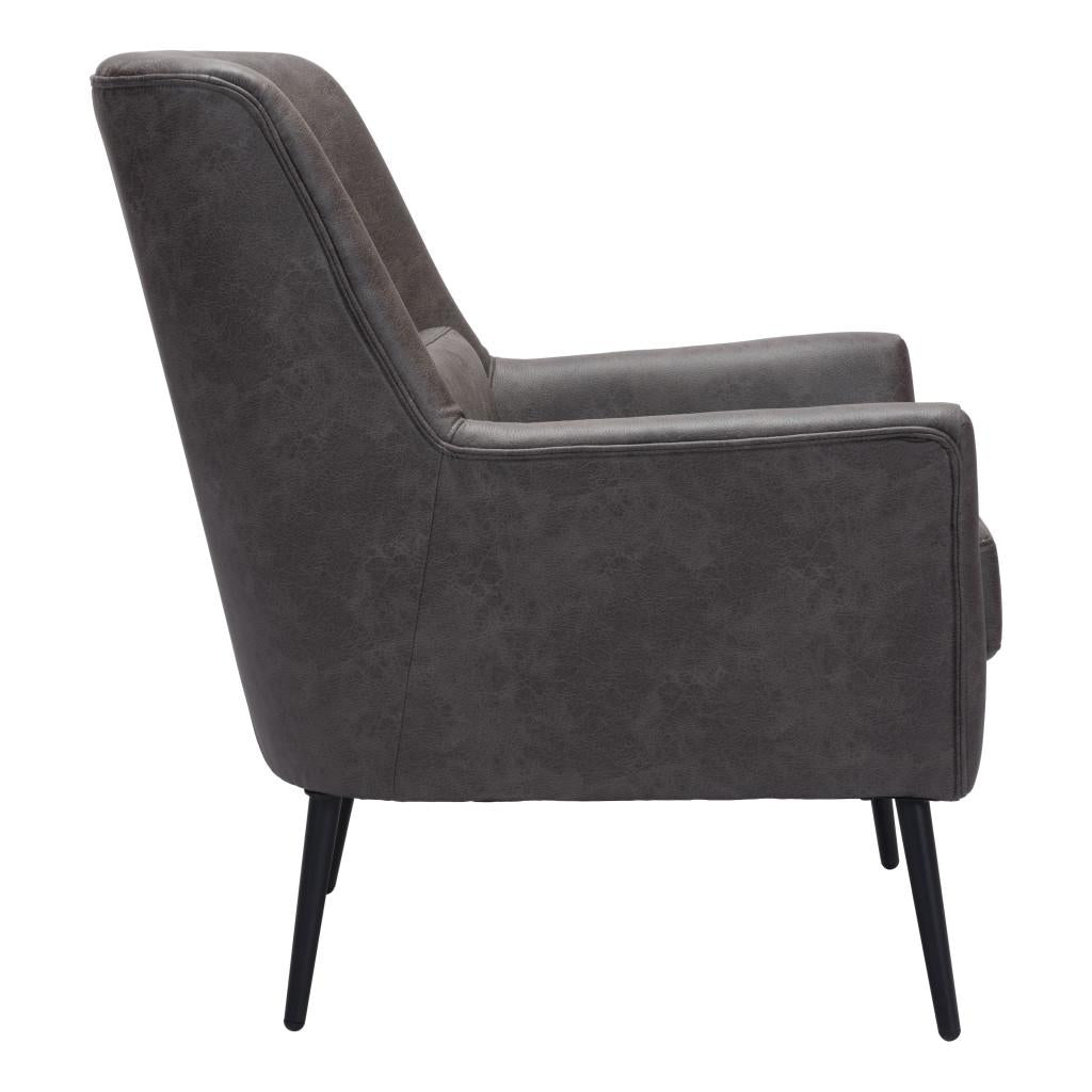 ZUO Ontario Accent Chair Vintage Black