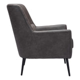 ZUO Ontario Accent Chair Vintage Black