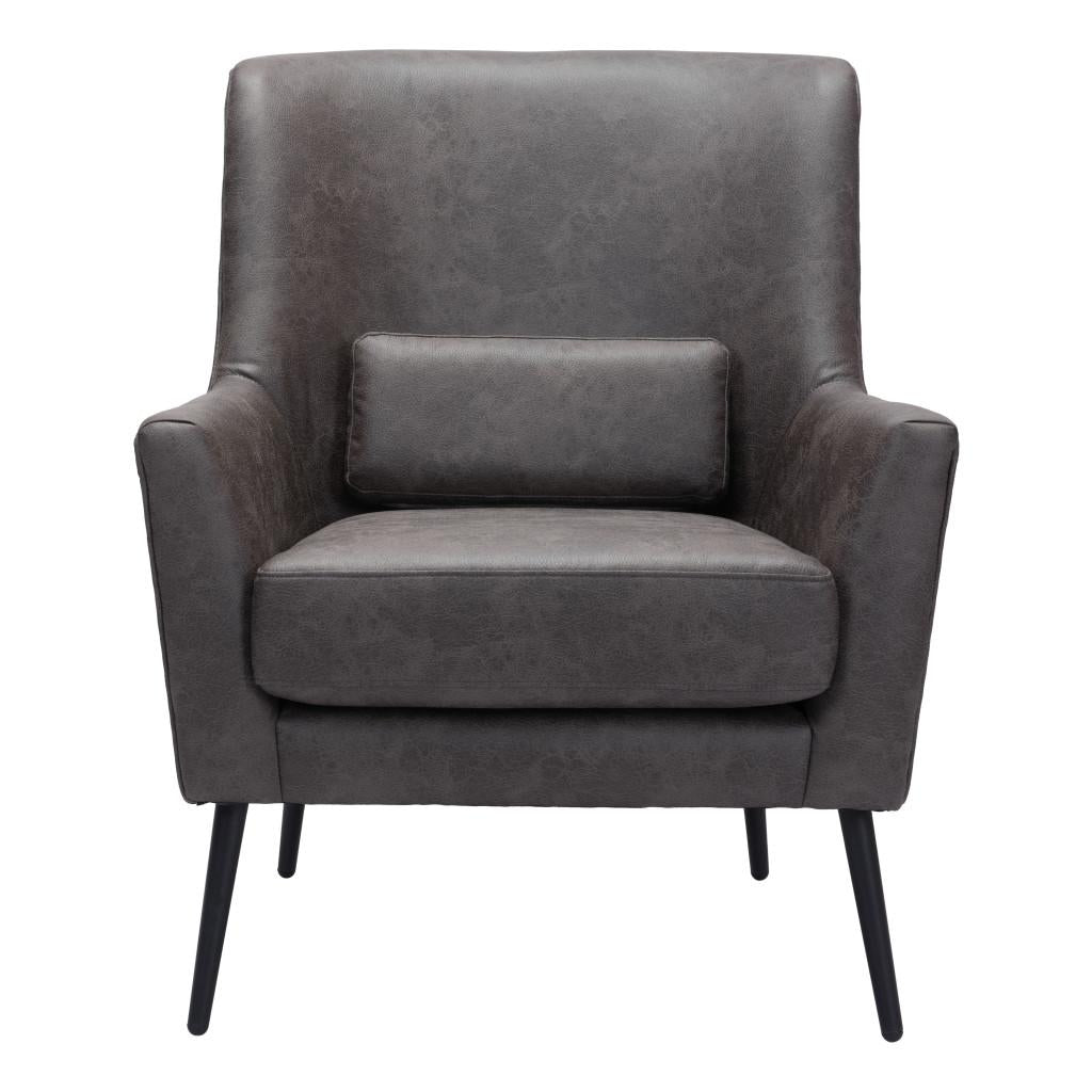 ZUO Ontario Accent Chair Vintage Black