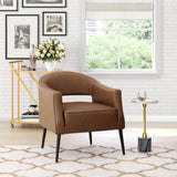 ZUO Berkeley Accent Chair Vintage Brown